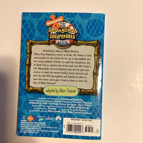 A Bundle of SpongeBob SquarePants Paperback Books + CD Collectable - Picture 4 of 16